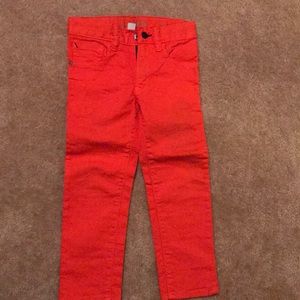 Baby Gap Orange Jeans